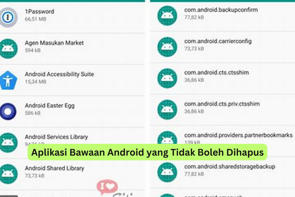 Aplikasi Bawaan Android yang Tidak Boleh Dihapus