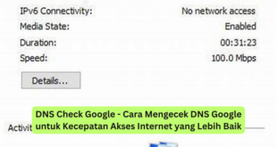 DNS Check Google - Cara Mengecek DNS Google untuk Kecepatan Akses Internet yang Lebih Baik