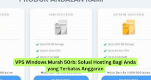 VPS Windows Murah 50rb Solusi Hosting Bagi Anda yang Terbatas Anggaran